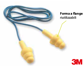 3M Inserti auricolari Ultrafit - SNR 29 dB